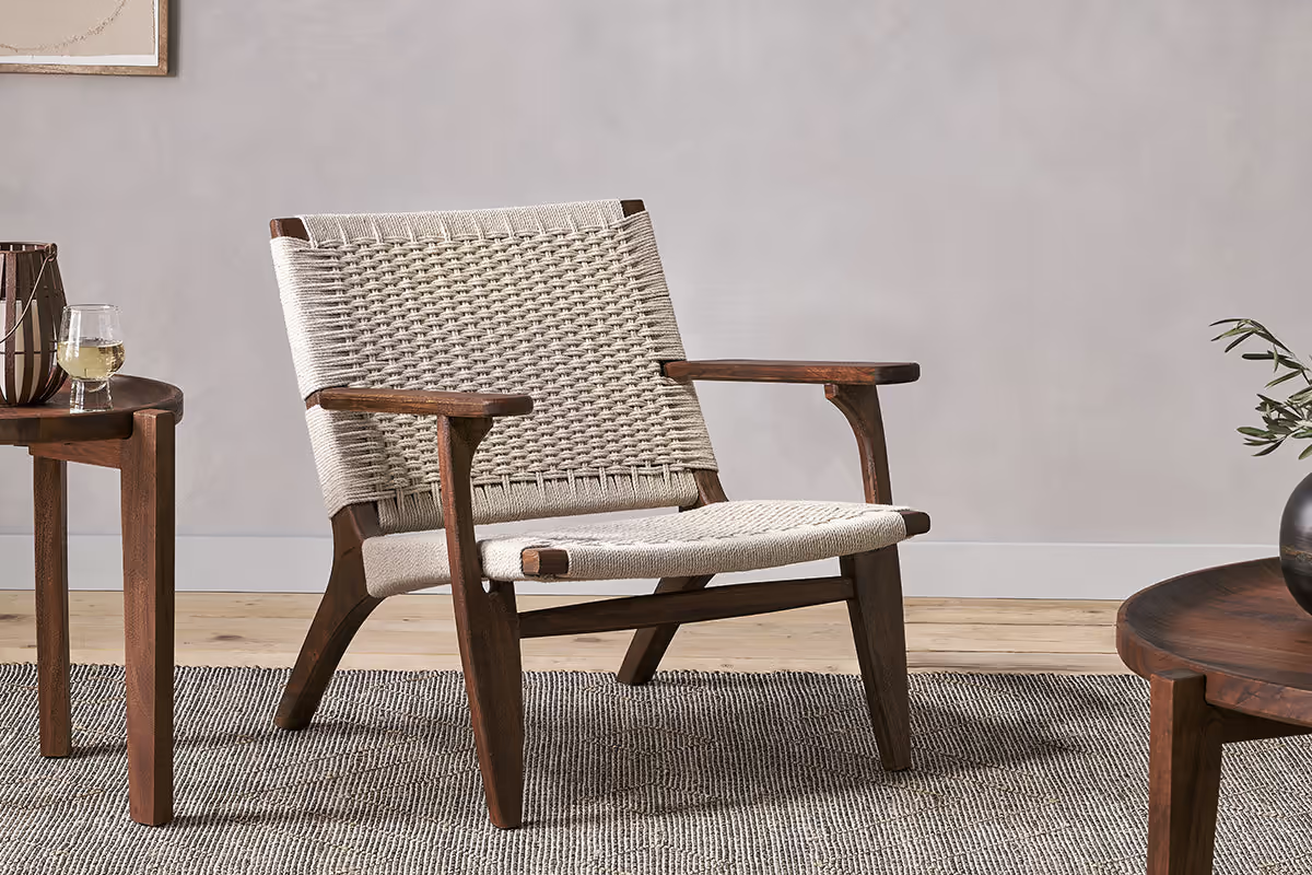 Nkuku - Surat Woven Lounger - Natural