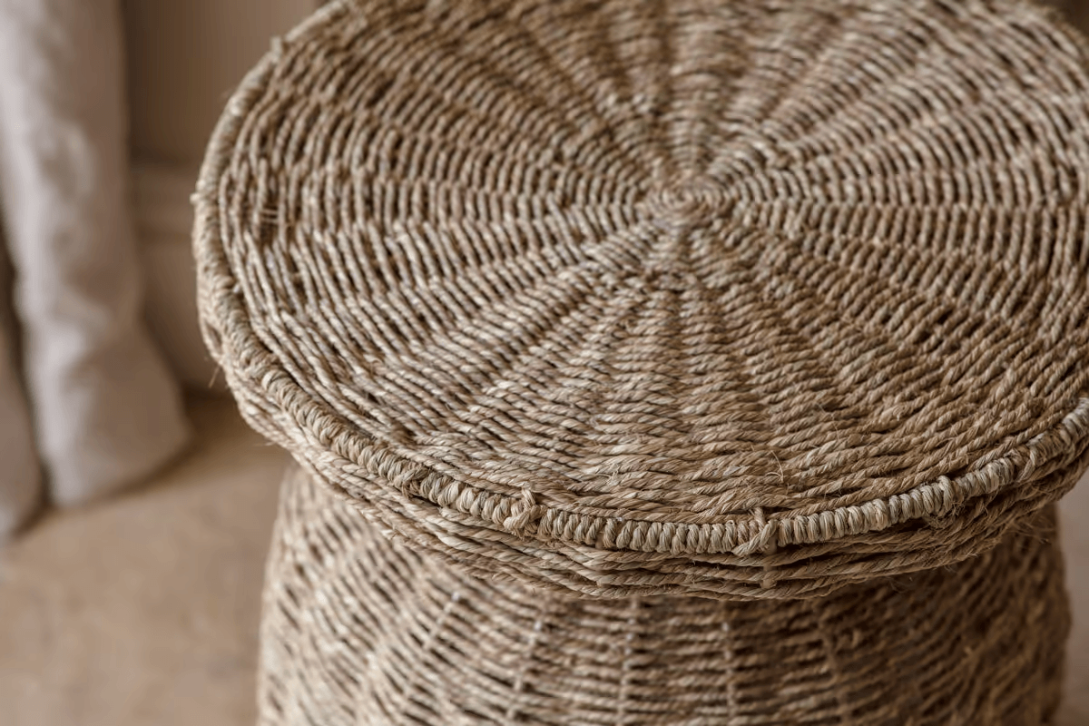 Nkuku - Rampura Rattan Side Table - Natural
