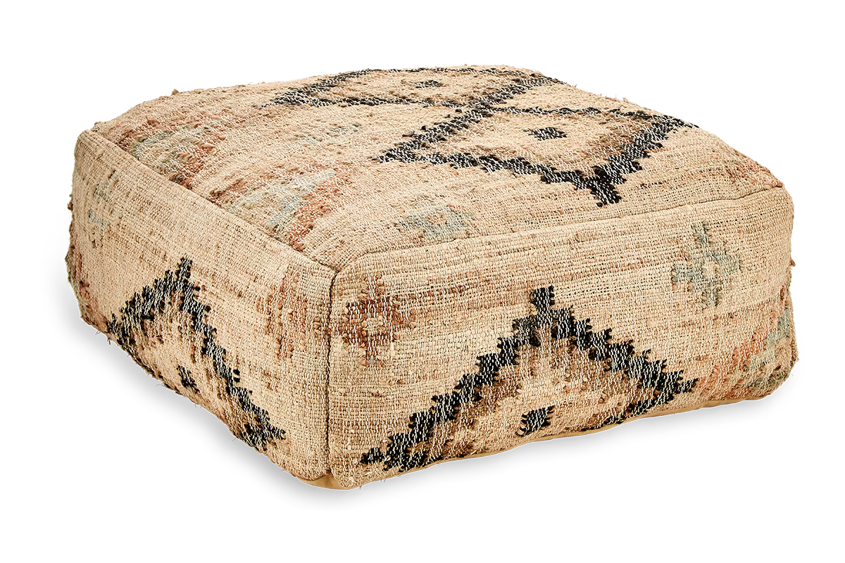 Nkuku - Kesu Kilim Pouf - Large