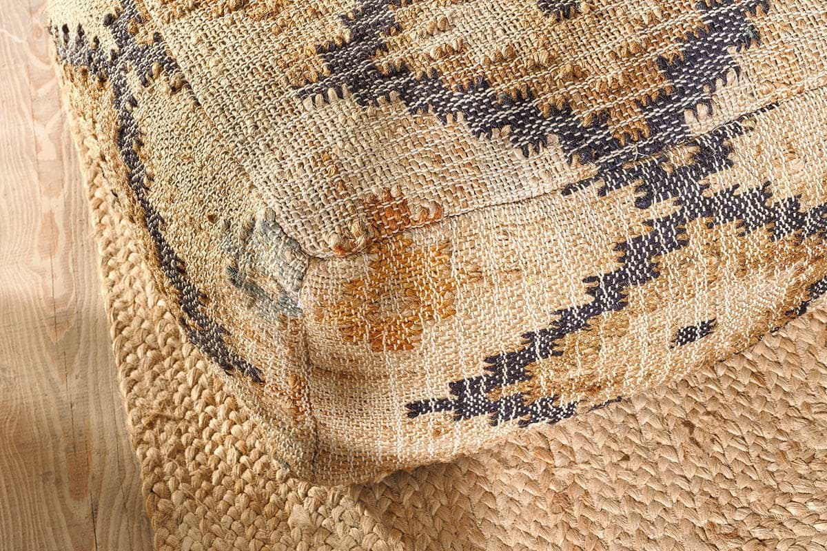 Nkuku - Kesu Kilim Pouf - Large