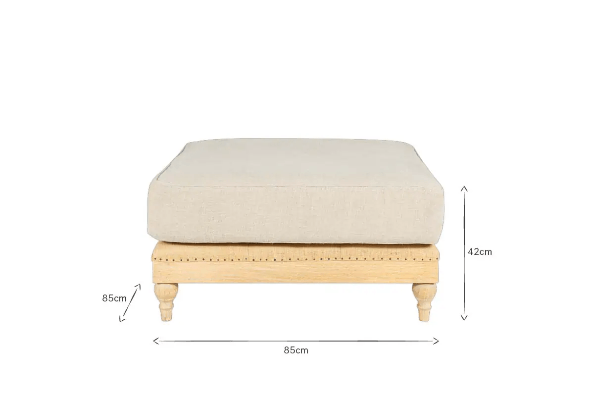 Nkuku - Krissa Modular Sofa - Footstool