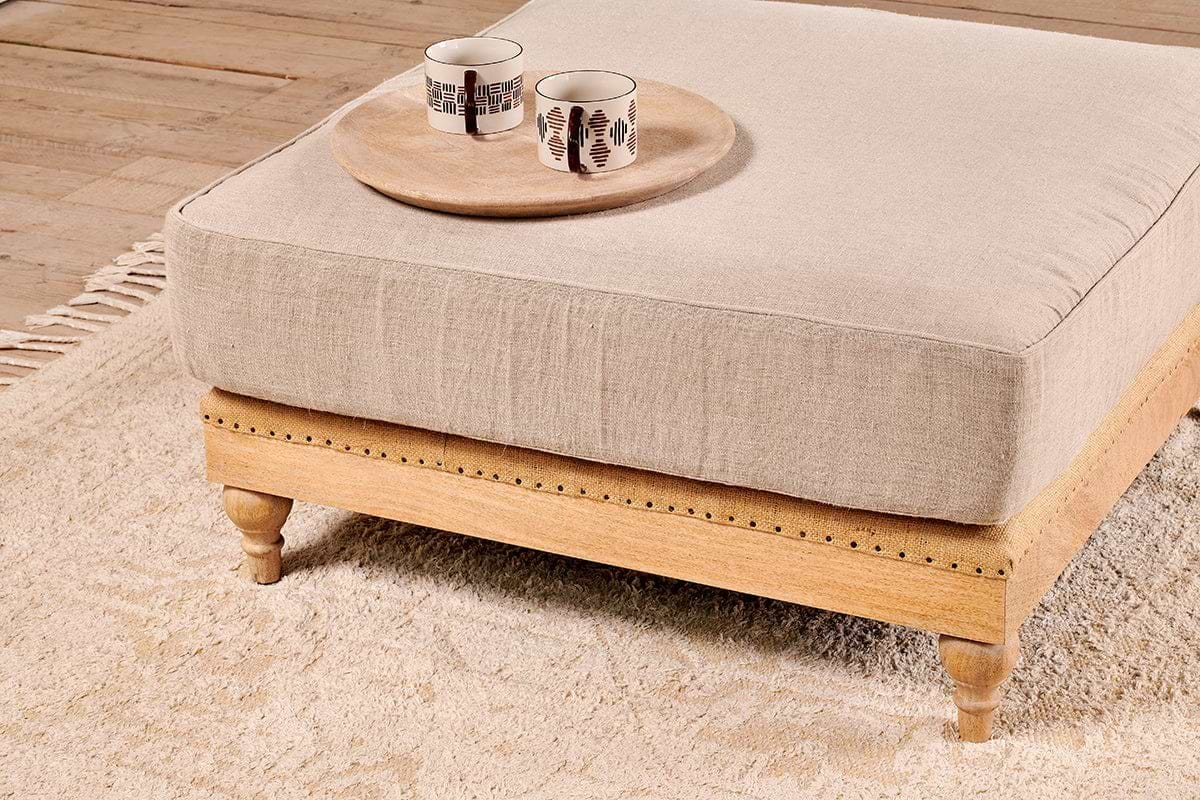 Nkuku - Krissa Modular Sofa - Footstool