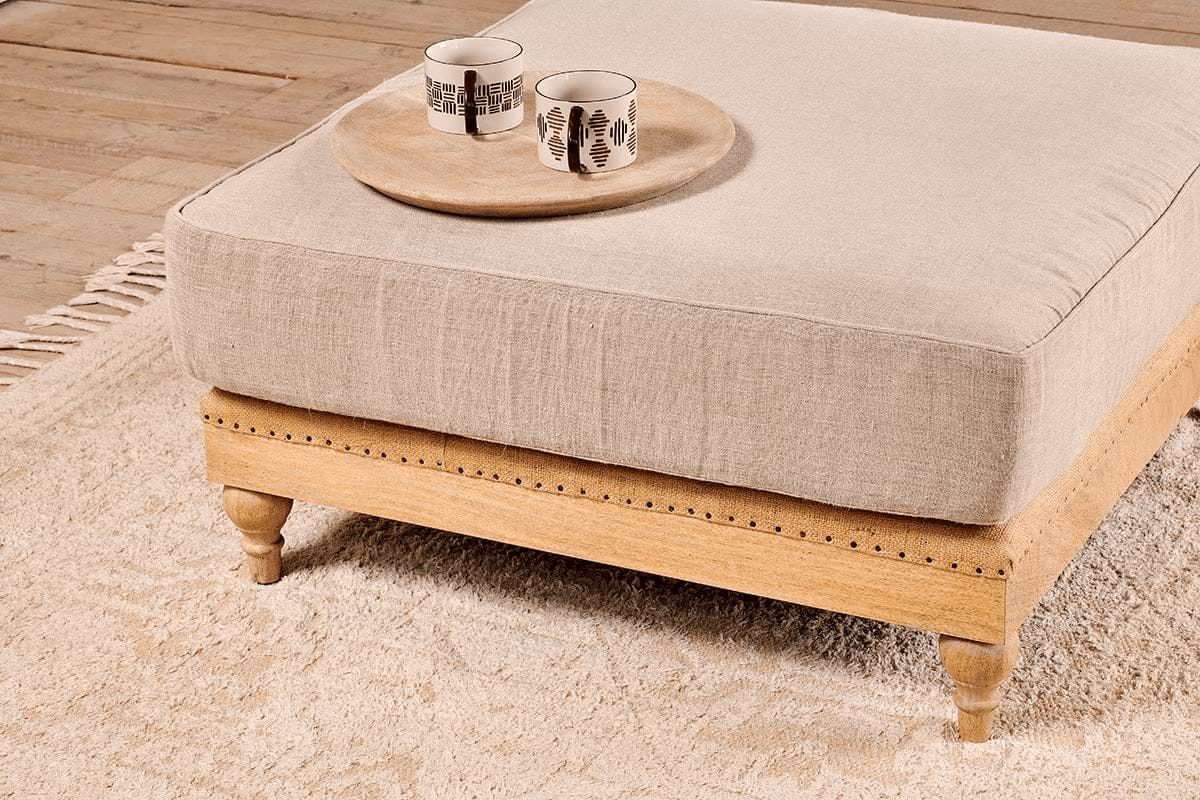 Nkuku - Krissa Modular Sofa - Footstool