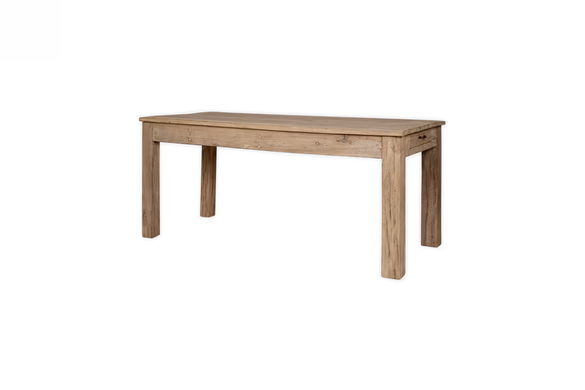 Nkuku - Fioni Reclaimed Wood Dining Table - Natural - Small