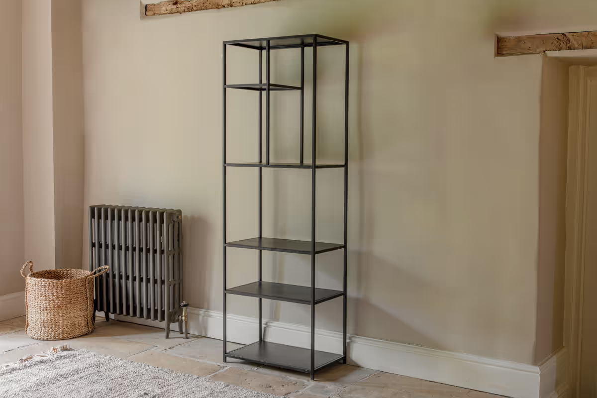 Nkuku - Tanvi Display Shelf - Black - Narrow