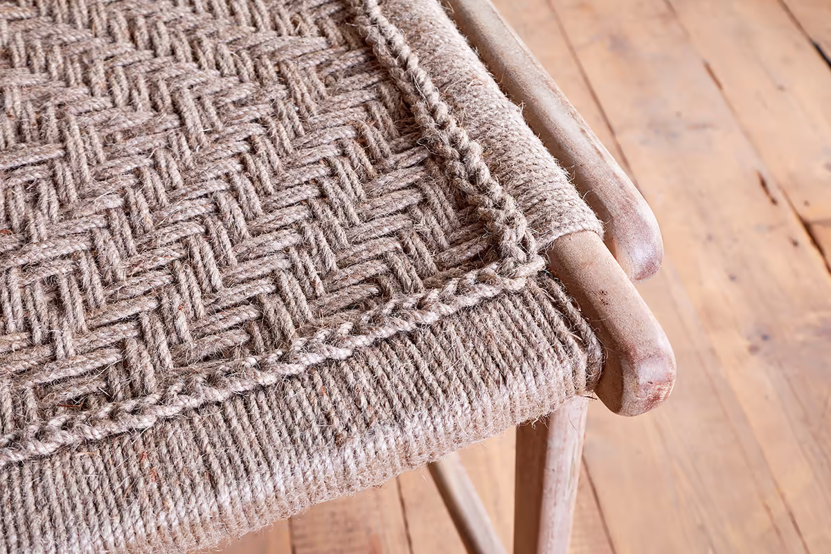 Nkuku - Vinay Woven Counter Chair - Natural