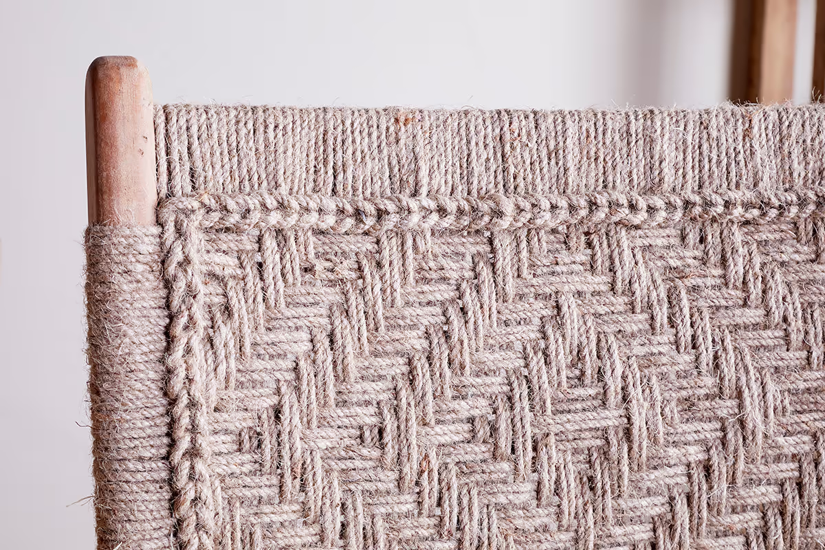 Nkuku - Vinay Woven Counter Chair - Natural