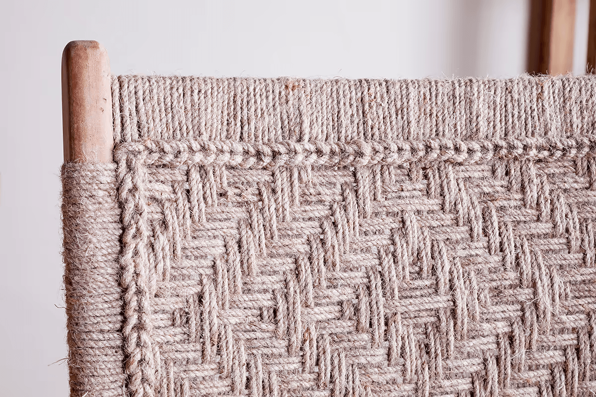 Nkuku - Vinay Woven Counter Chair - Natural