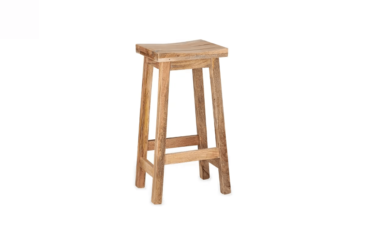 Nkuku - Ambi Wooden Stool - Tall
