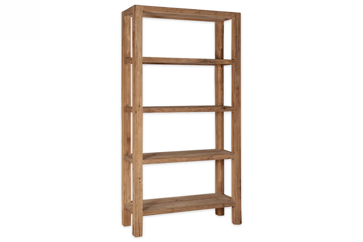 Nkuku - Ibo Reclaimed Wood Shelf - Natural - Wide
