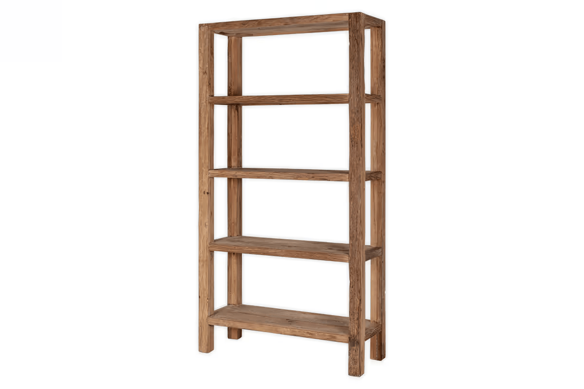 Nkuku - Ibo Reclaimed Wood Shelf - Natural - Wide