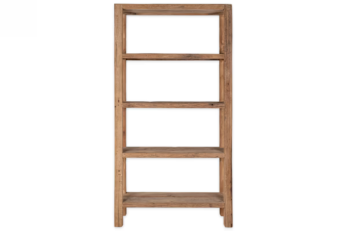 Nkuku - Ibo Reclaimed Wood Shelf - Natural - Wide