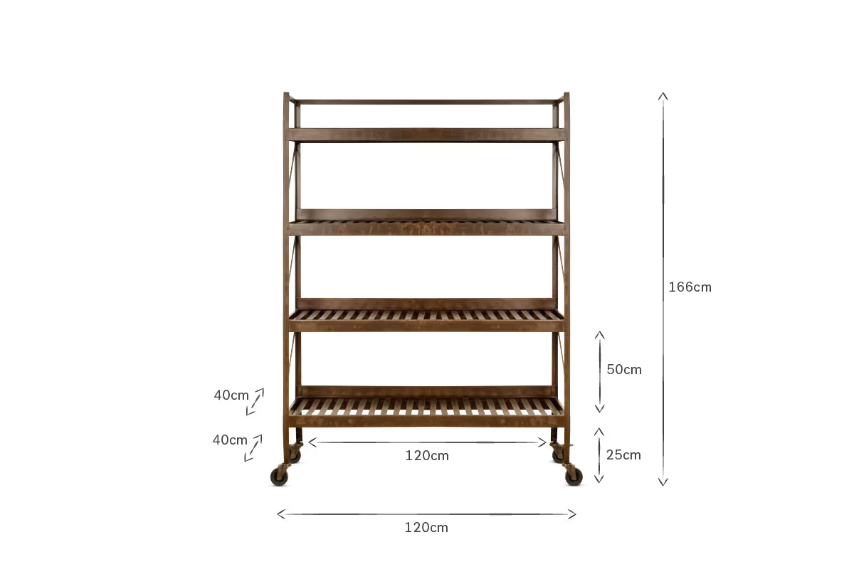 Nkuku - Umi Iron Shelf - Extra Large