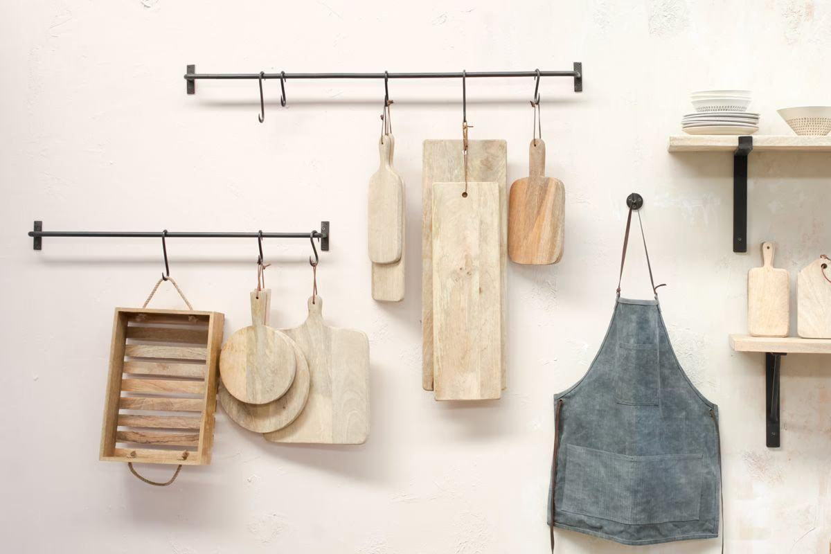 Nkuku - Laila Hanging Rail - Iron - Medium 120cm