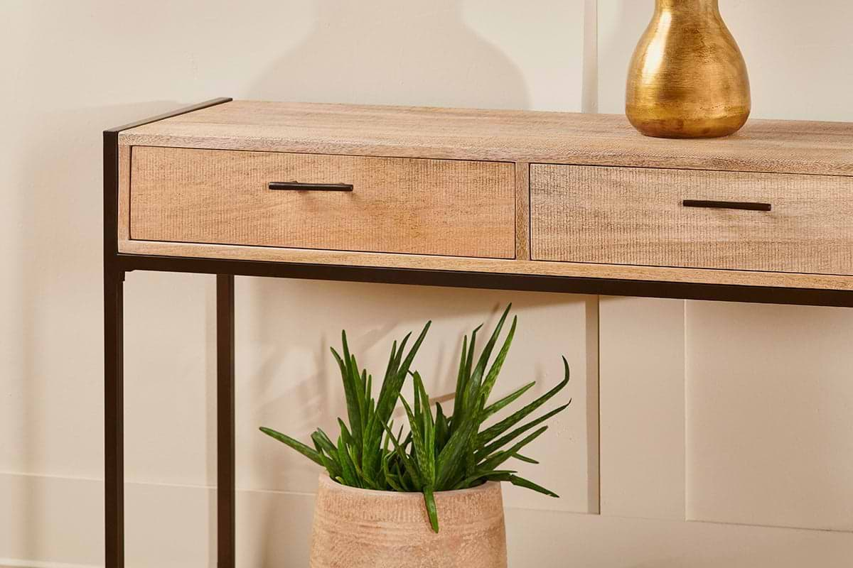 Nkuku - Dasai Mango Wood Console Table
