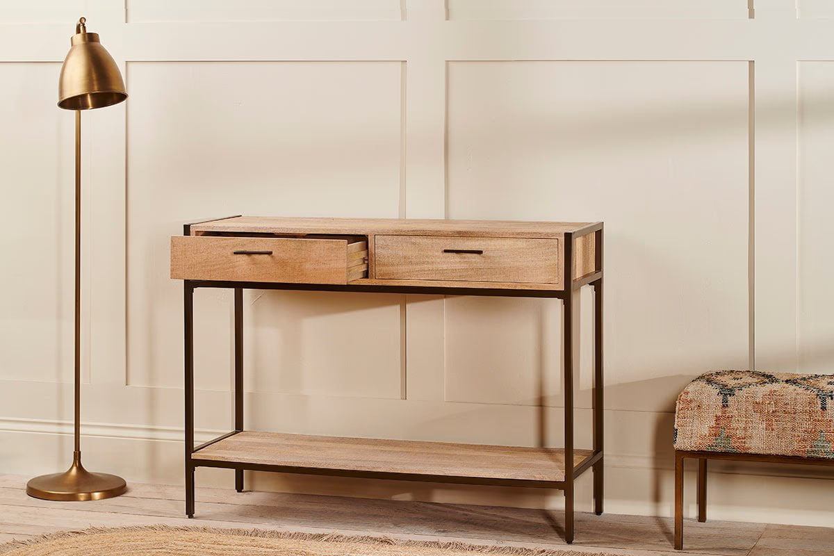 Nkuku - Dasai Mango Wood Console Table