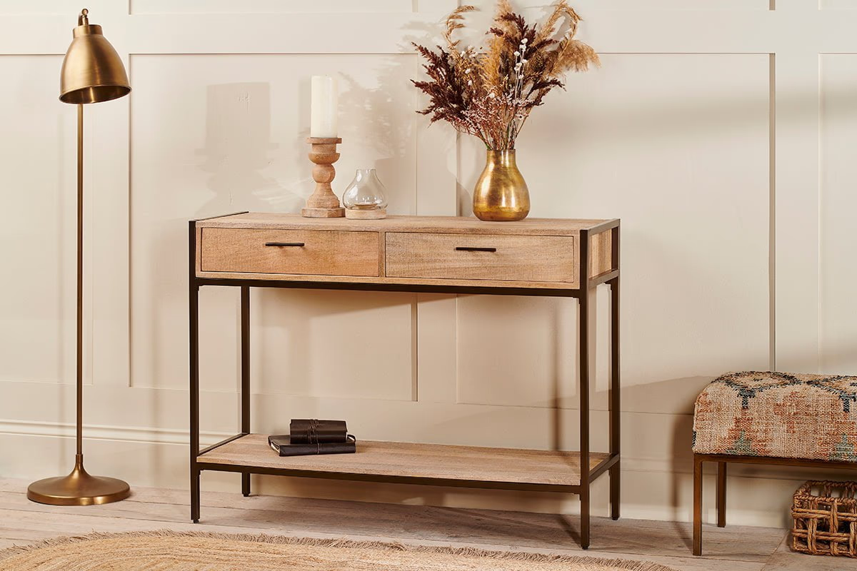 Nkuku - Dasai Mango Wood Console Table