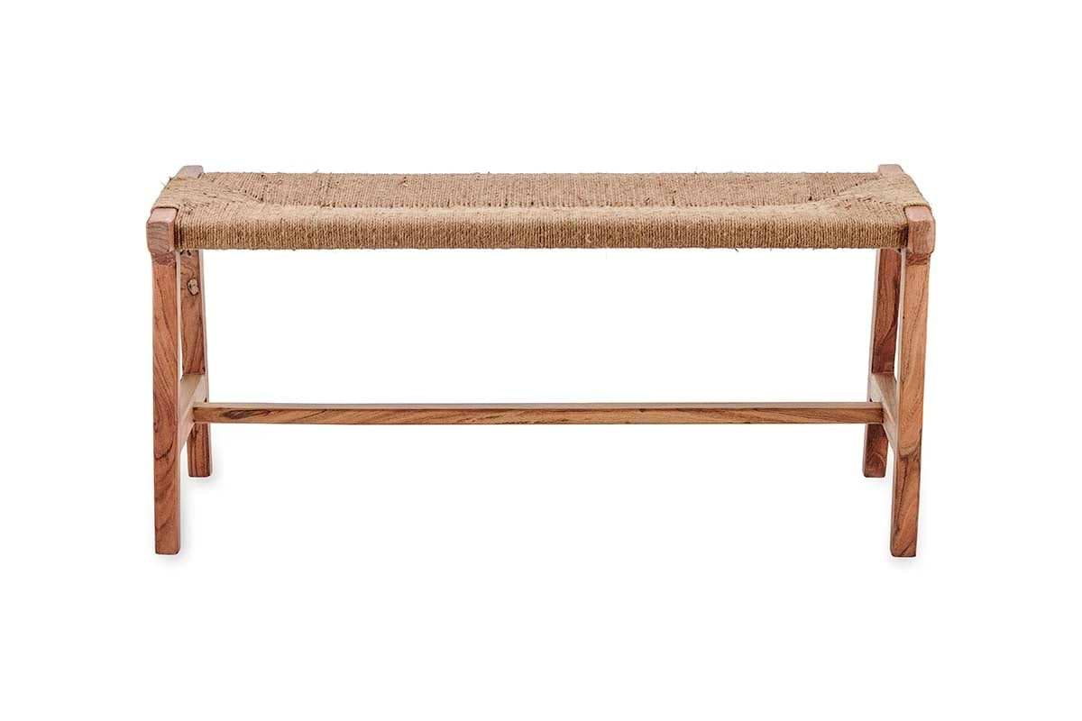 Nkuku - Amhara Acacia & Jute Woven Bench