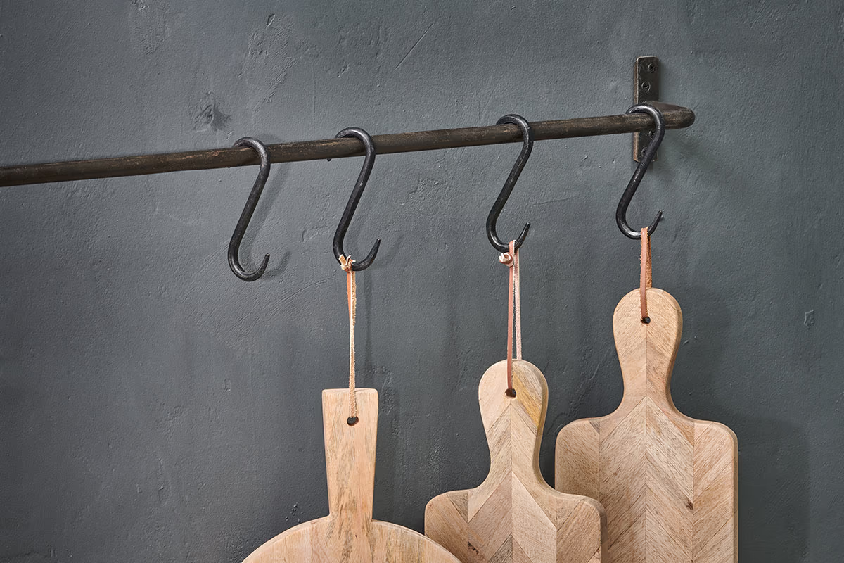 Nkuku - Laila Iron S-Hooks - Iron - (Set of 4)