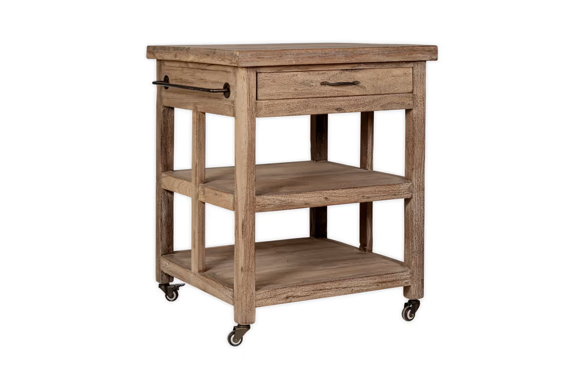 Nkuku - Tivu Reclaimed Wood Butchers Block - Natural