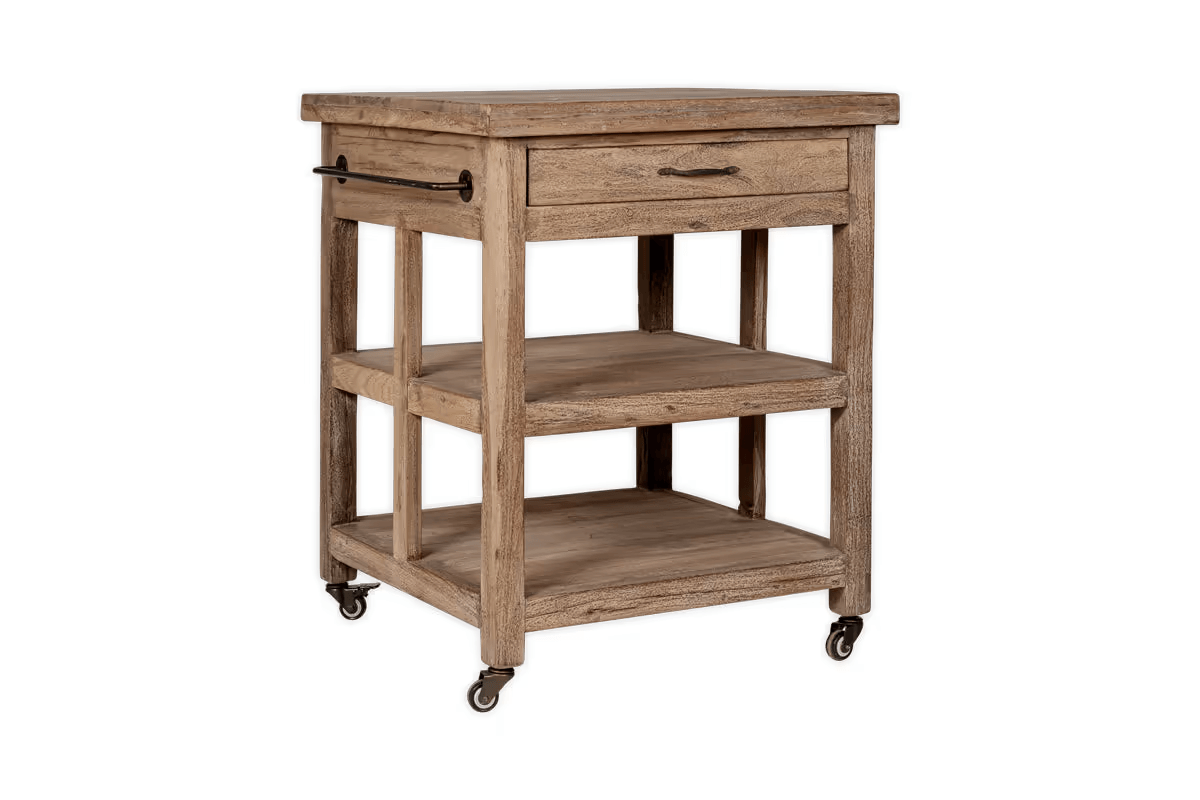 Nkuku - Tivu Reclaimed Wood Butchers Block - Natural