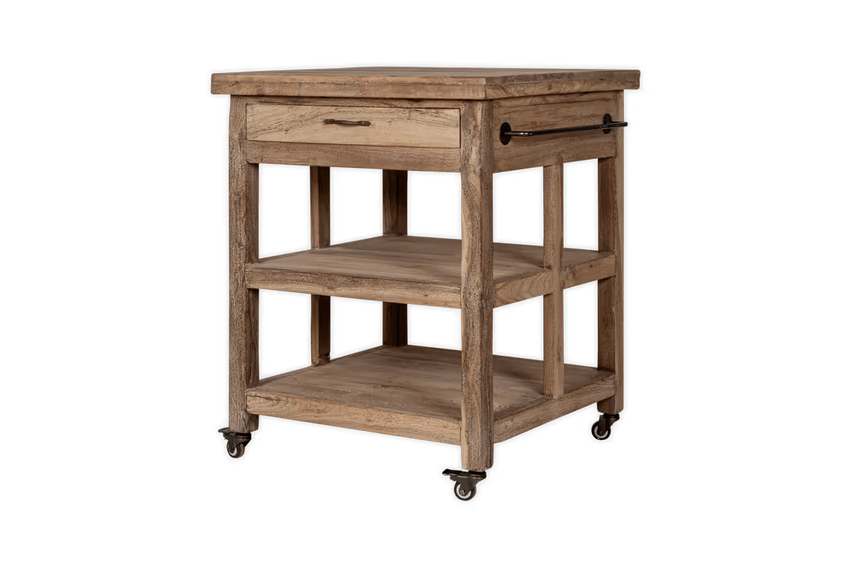 Nkuku - Tivu Reclaimed Wood Butchers Block - Natural