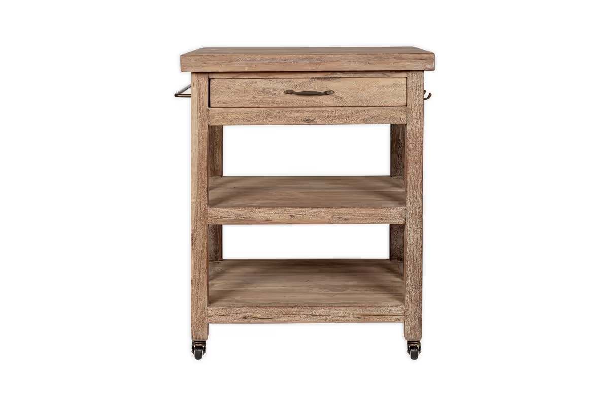 Nkuku - Tivu Reclaimed Wood Butchers Block - Natural