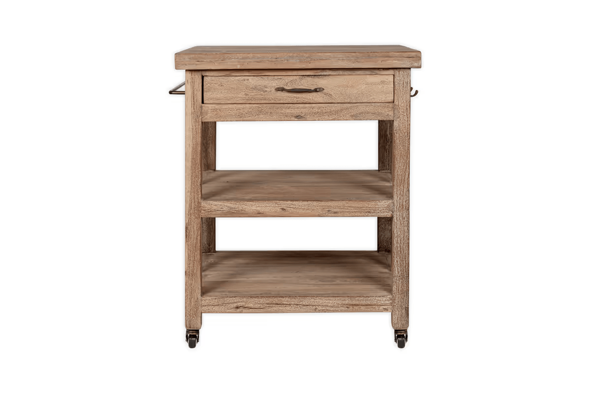 Nkuku - Tivu Reclaimed Wood Butchers Block - Natural