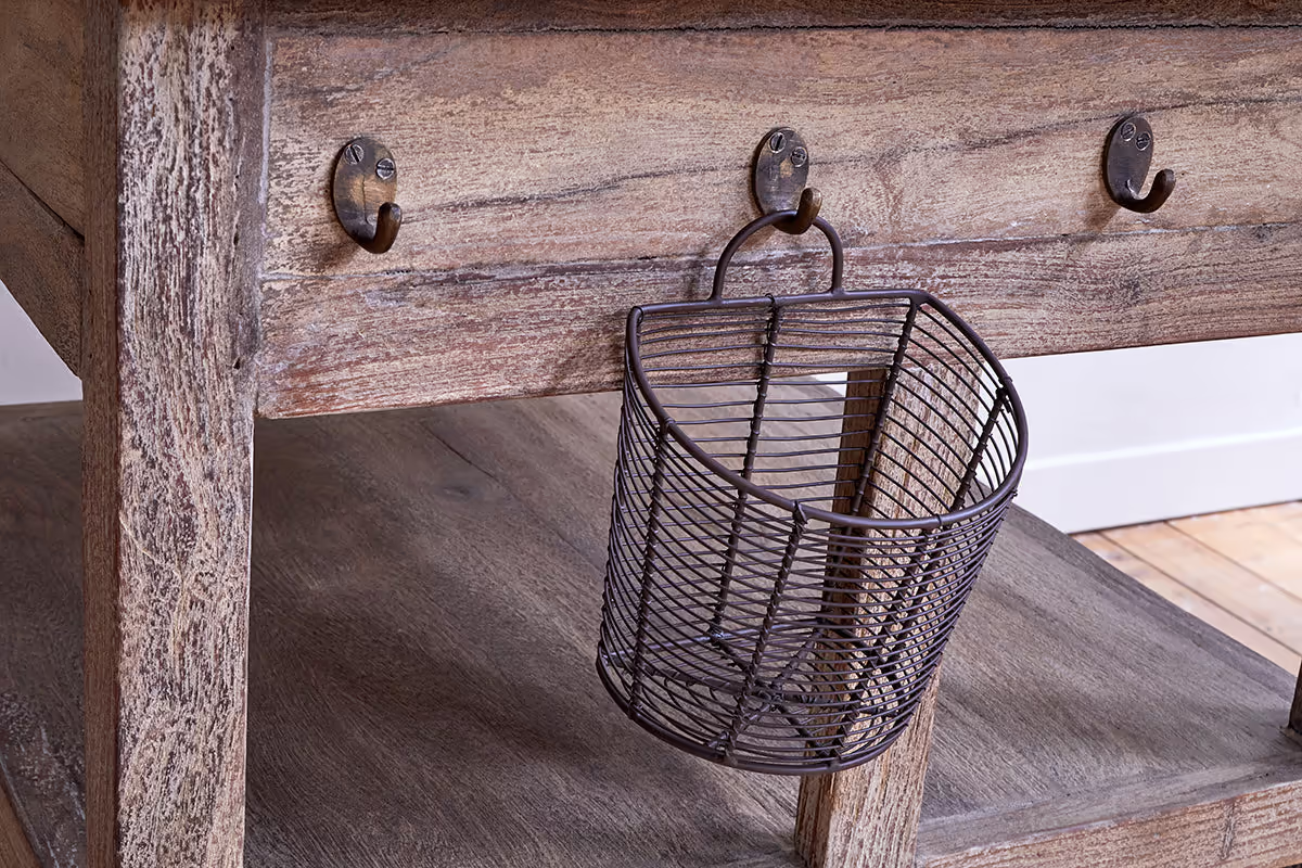 Nkuku - Tivu Reclaimed Wood Butchers Block - Natural