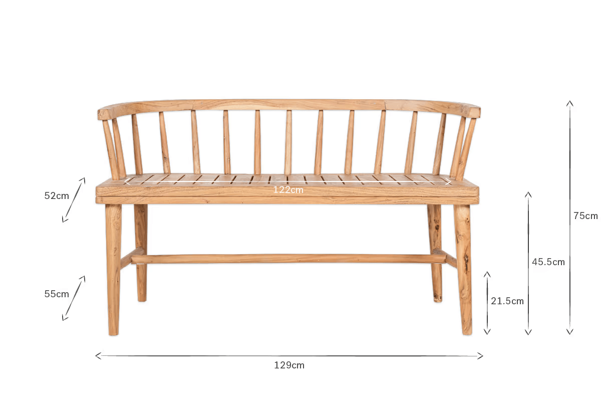 Nkuku - Tipu Acacia Wood Bench