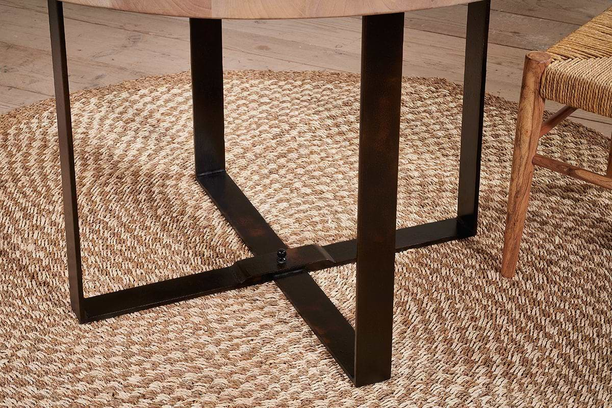 Nkuku - Fia Mango Wood Round Dining Table