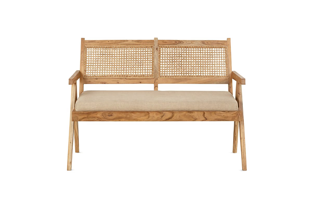 Nkuku - Nalrina acacia and cane sofa