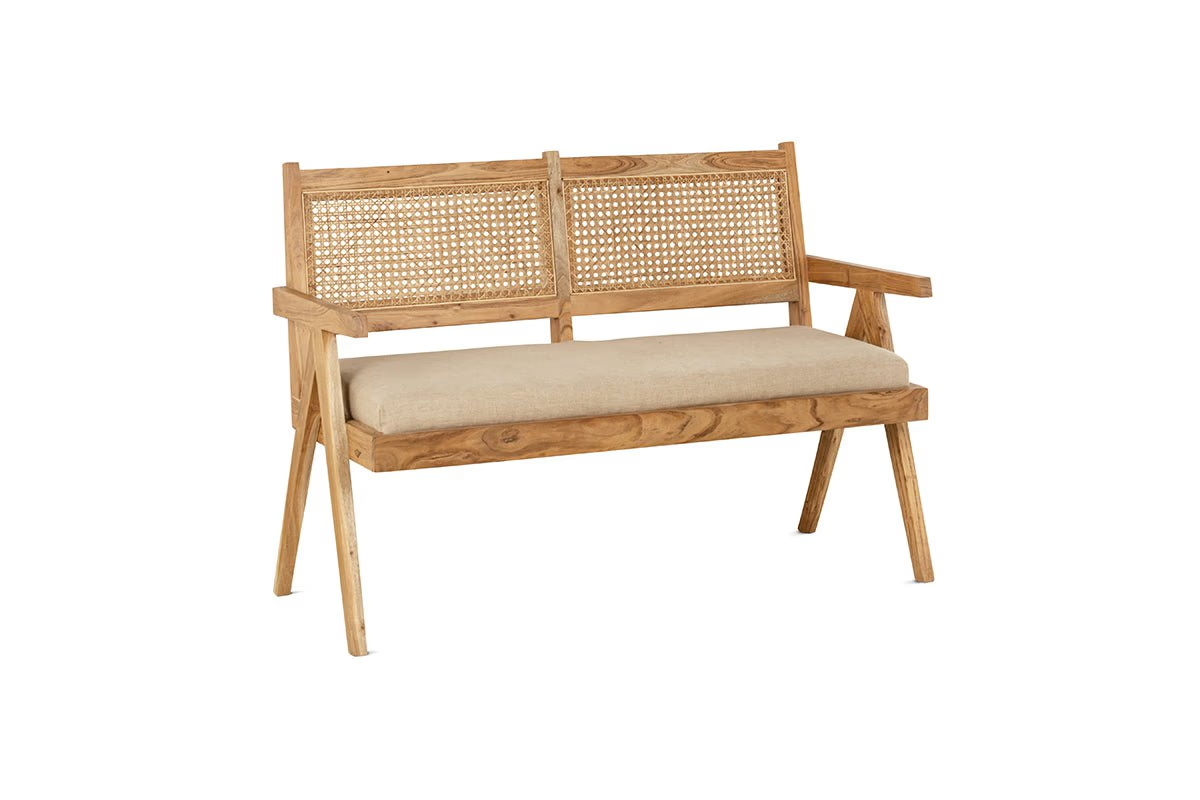 Nkuku - Nalrina acacia and cane sofa