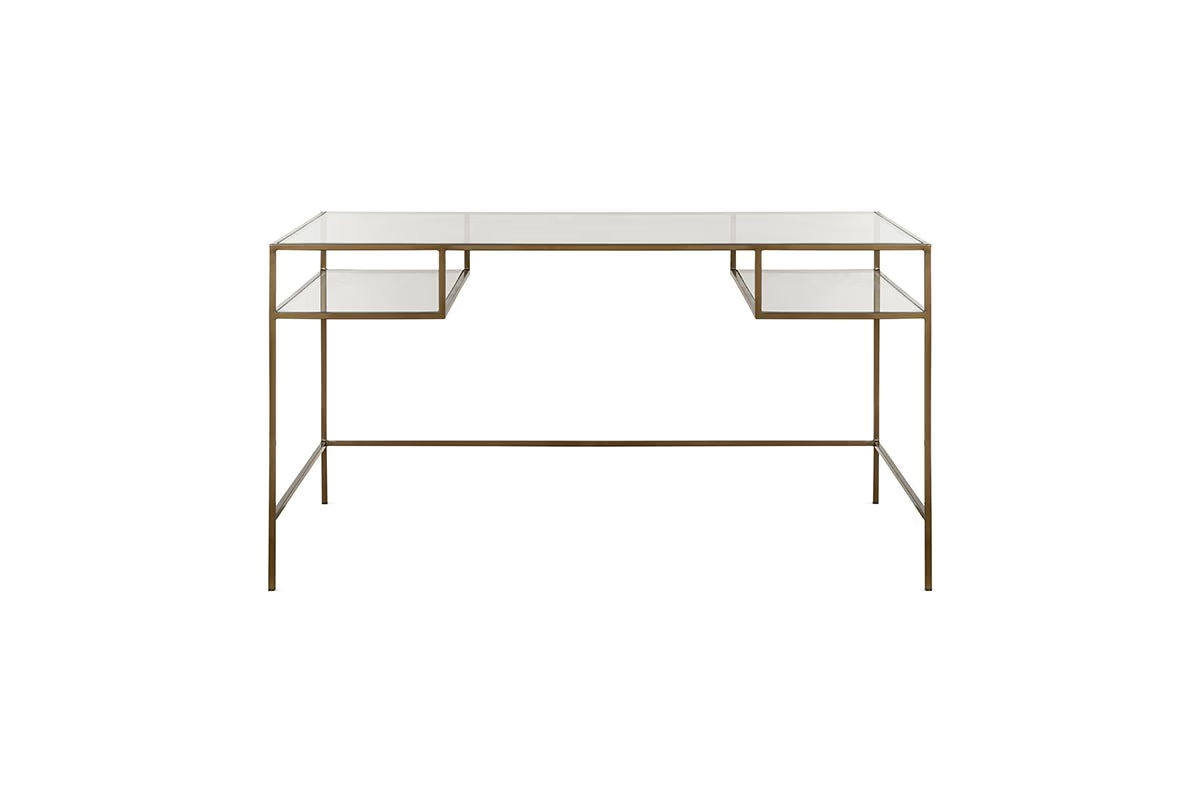 Nkuku - Nakuru Iron & Glass Desk