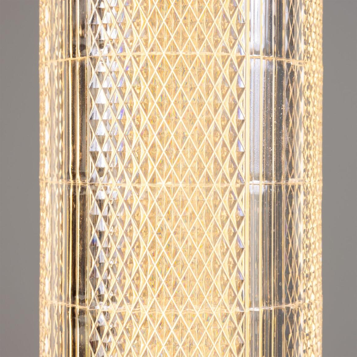 Mullan Ashford Neo-Victorian Vertical Linear Pendant Light 102cm IP20 - Satin Brass Finish