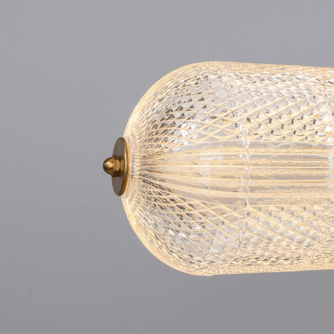 Mullan Ashford Neo-Victorian Linear Pendant Light 138cm IP20 - Antique Brass Finish