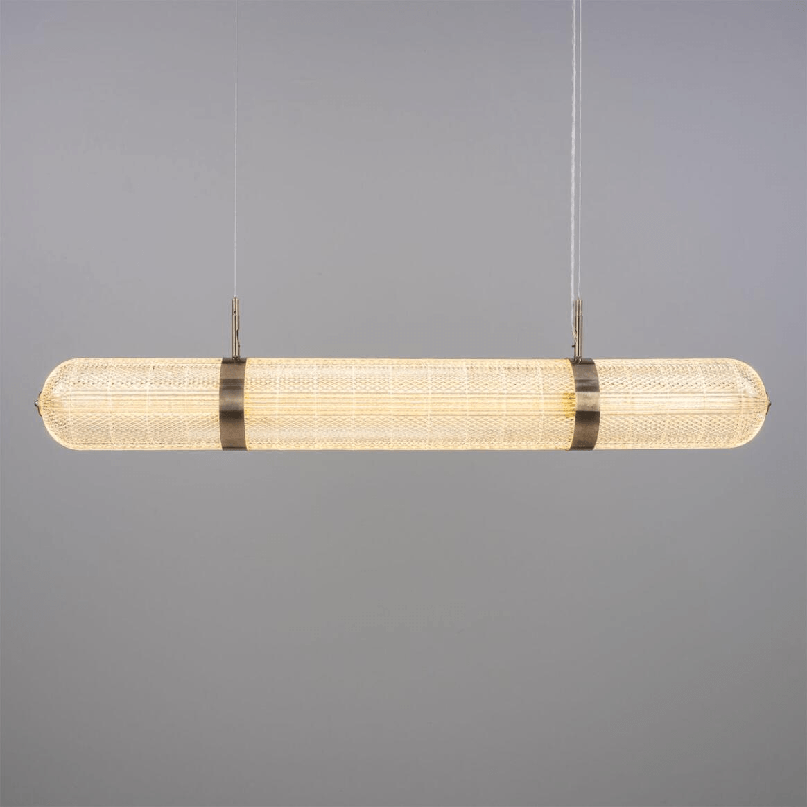 Mullan Ashford Neo-Victorian Linear Pendant Light 138cm IP20 - Antique Silver Finish