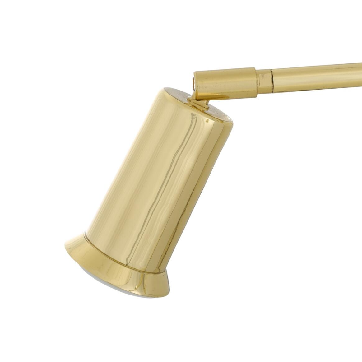 Mullan Jasper Contemporary Chandelier Five-Arm - Polished Brass Finish