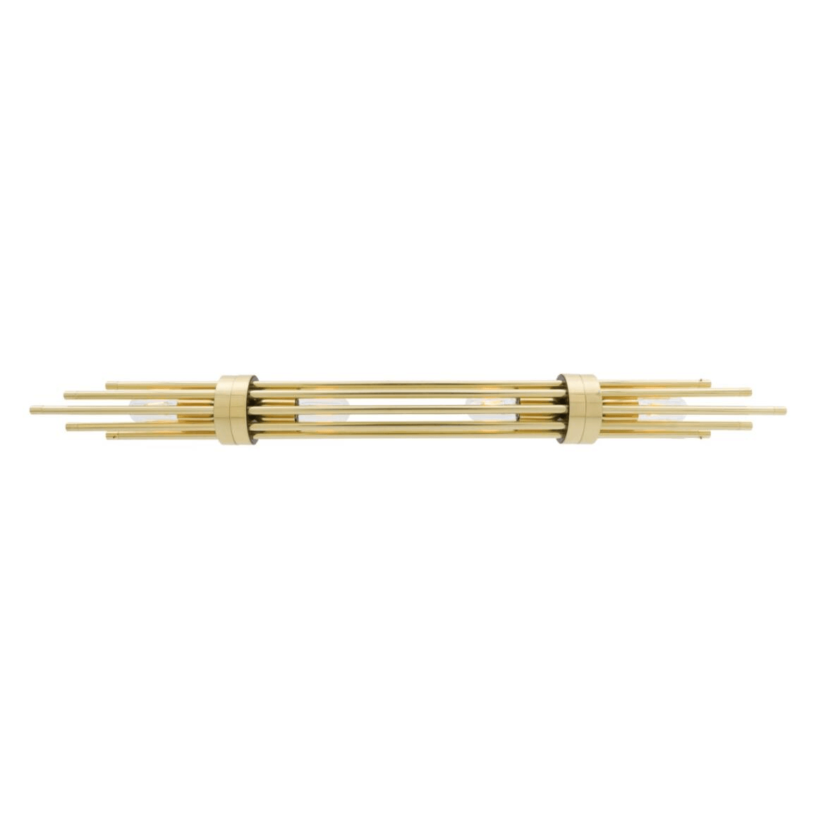Mullan Victoria Modern Brass Chandelier Four Light - Polished Brass Finish