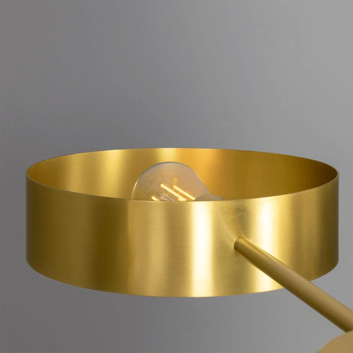 Mullan Stirling Alabaster Chandelier - Satin Brass Finish