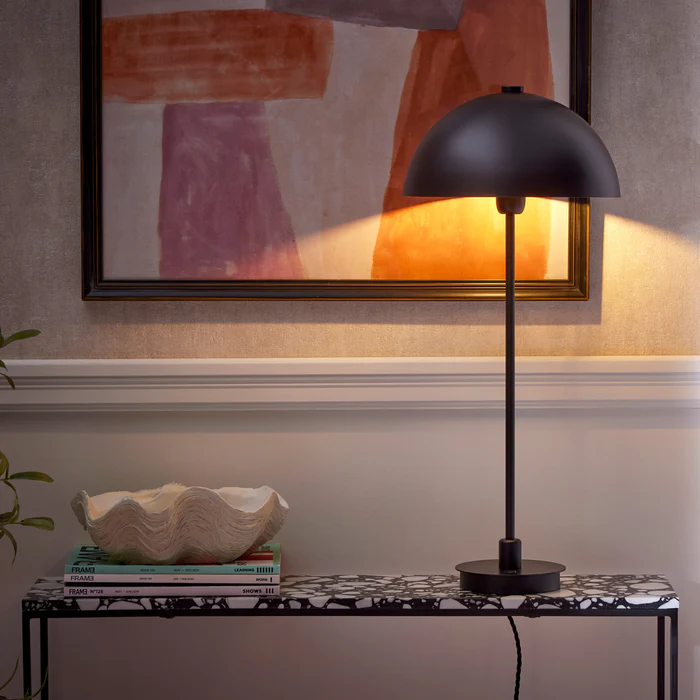 Northern Light - Carbon Table Lamp - Matt Black Finish