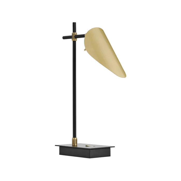 Northern Light - Axl Table Lamp - Brushed Brass Black Finish