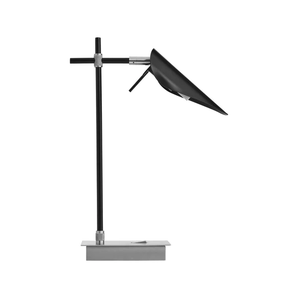 Northern Light - Axl Table Lamp - Brushed Stainless Steel Black Finish