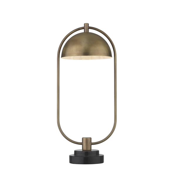 Northern Light - Iveston Table Lamp - Old English Brass Light Finish