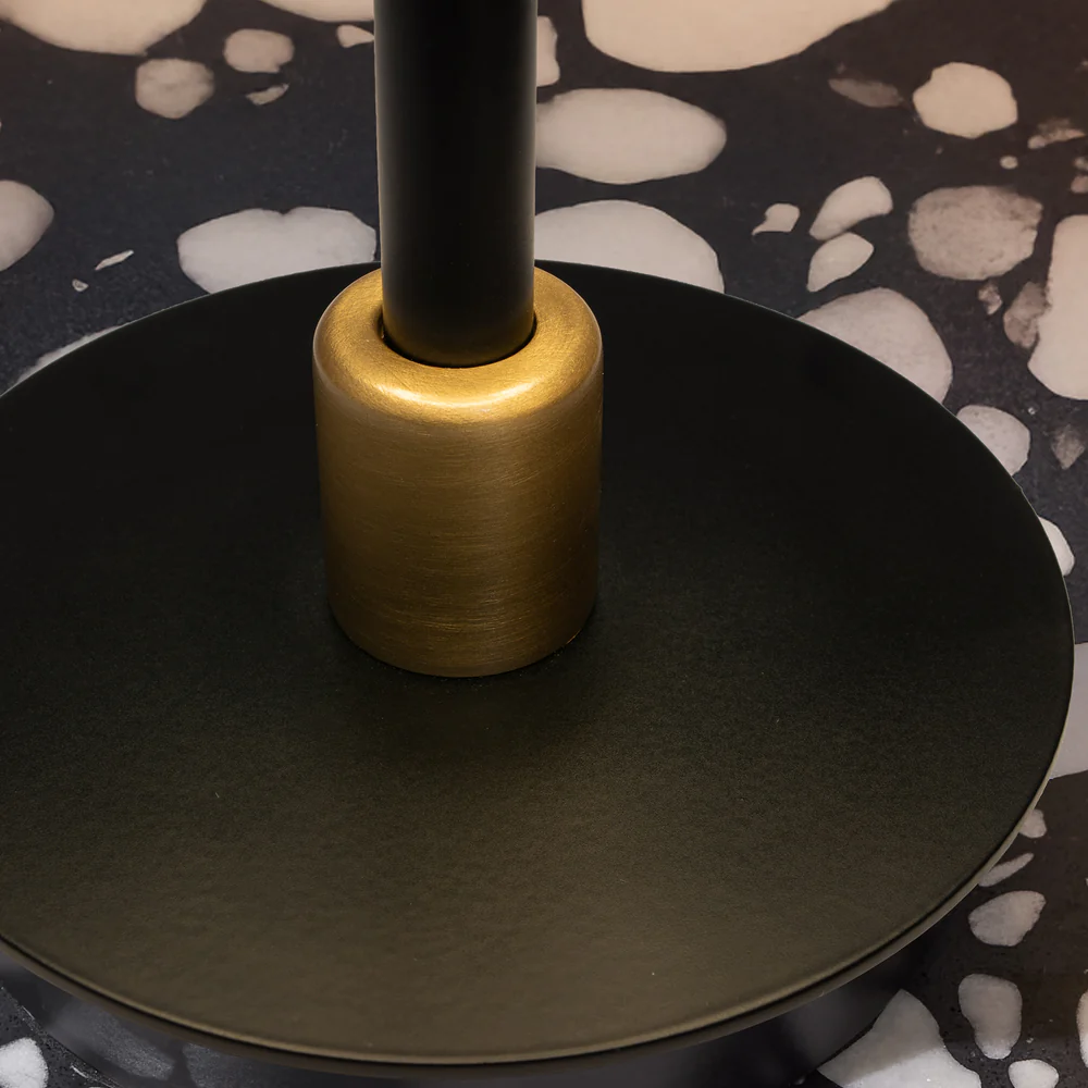 Northern Light - Carbon Rechargeable Table Lamp - Brushed Brass Matt Black Finish