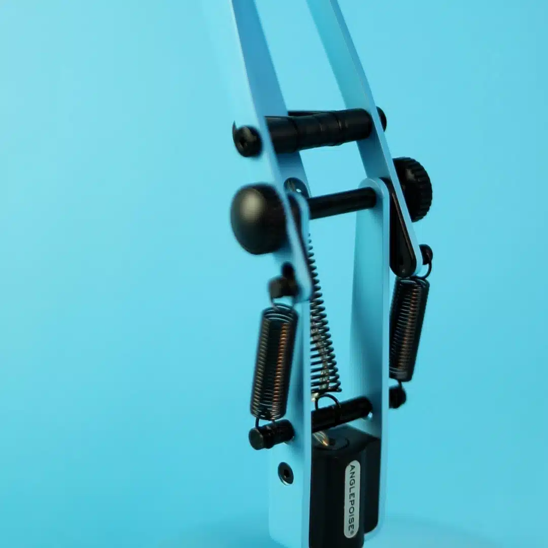 Anglepoise Light - 90 Mini Mini Desk Lamp Turquoise Blue - Turquoise Blue Finish - Arms and Aluminium Shade