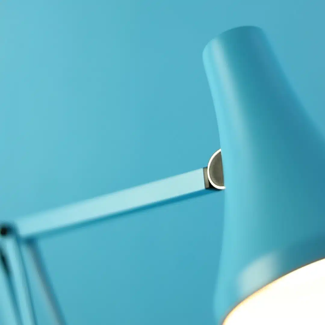Anglepoise Light - 90 Mini Mini Desk Lamp Turquoise Blue - Turquoise Blue Finish - Arms and Aluminium Shade