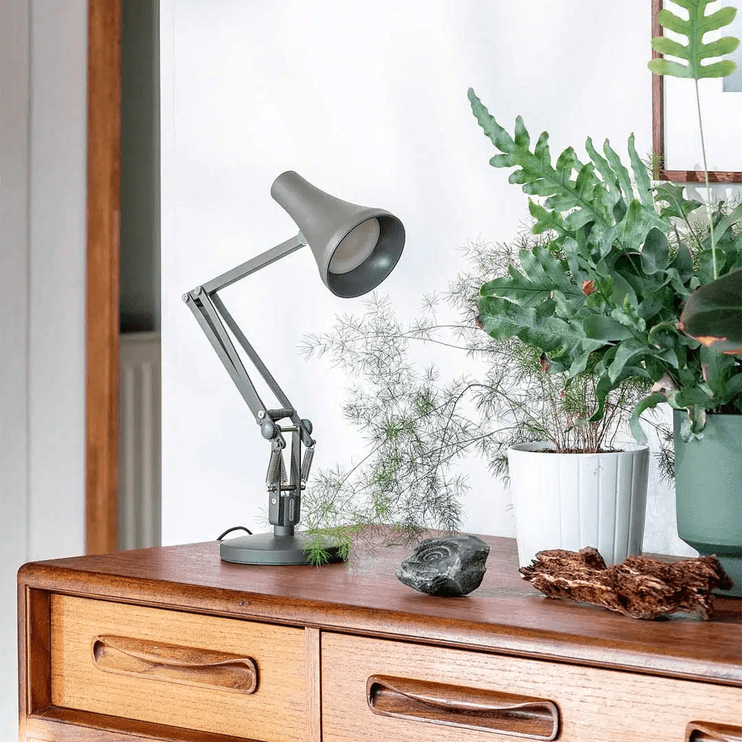 Anglepoise Light - 90 Mini Mini Desk Lamp Kelp Green - Kelp Green Finish - Arms and Aluminium Shade