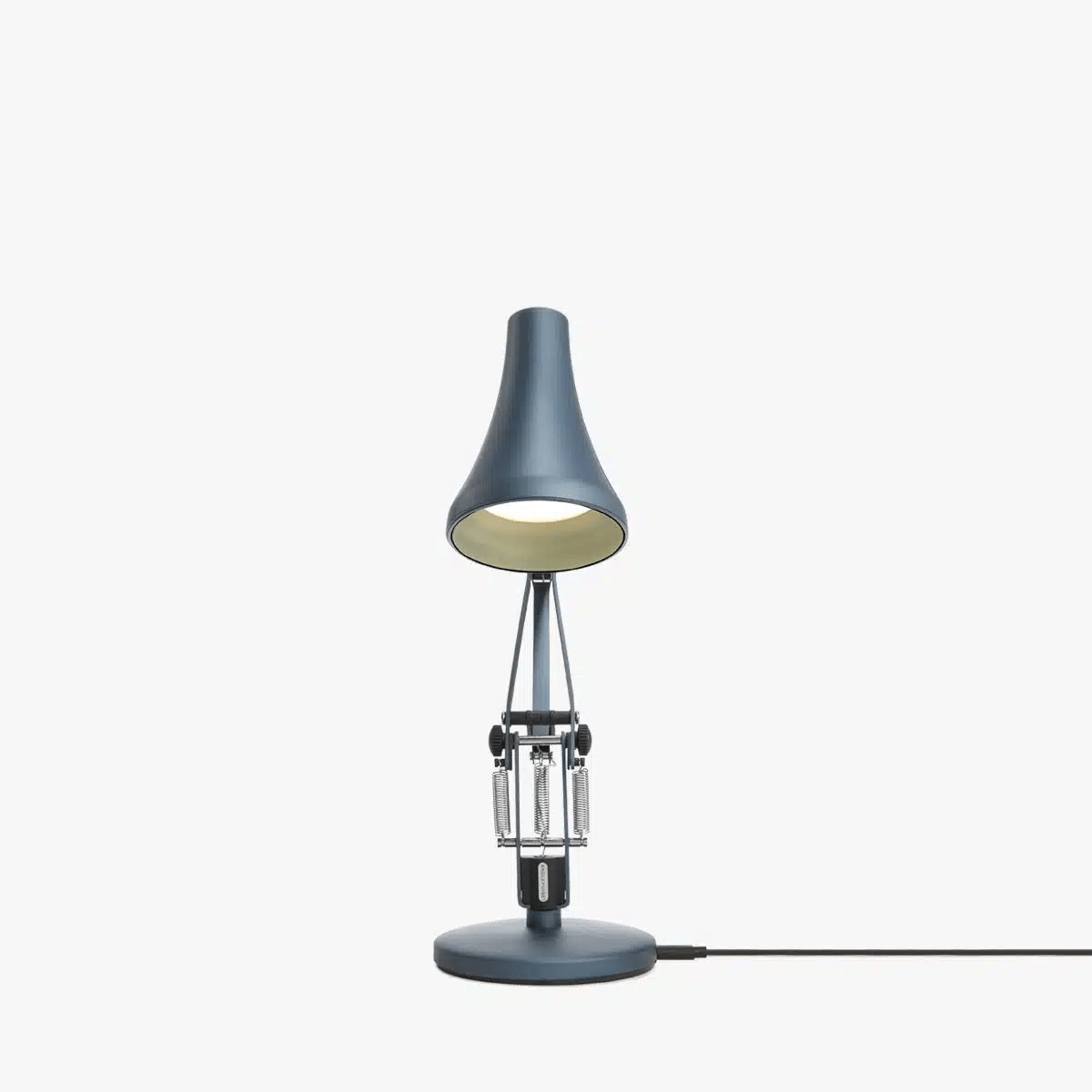 Anglepoise Light - 90 Mini Mini Desk Lamp Steel Blue - Steel Blue Finish - Arms and Aluminium Shade