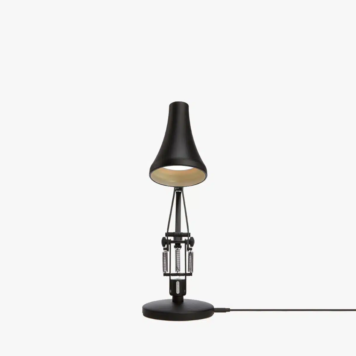 Anglepoise Light - 90 Mini Mini Desk Lamp Carbon Black - Carbon Black Finish - Arms and Aluminium Shade